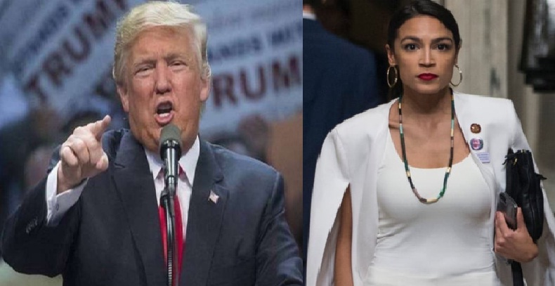 Trump attacked Alexandra Ocasio-Cortez over Green New Deal